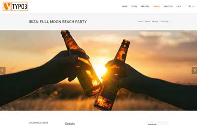 Event Full Width Slider