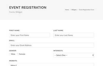 Event Registration Form