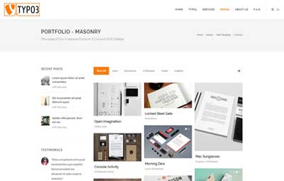 Masonry Left Sidebar